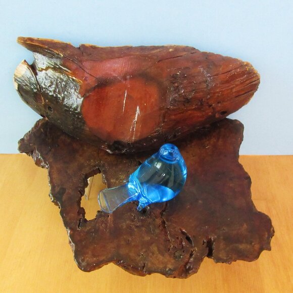 Vintage cypress wood handmade shelf - wall or tabletop - rustic, beach house - Picture 5 of 16